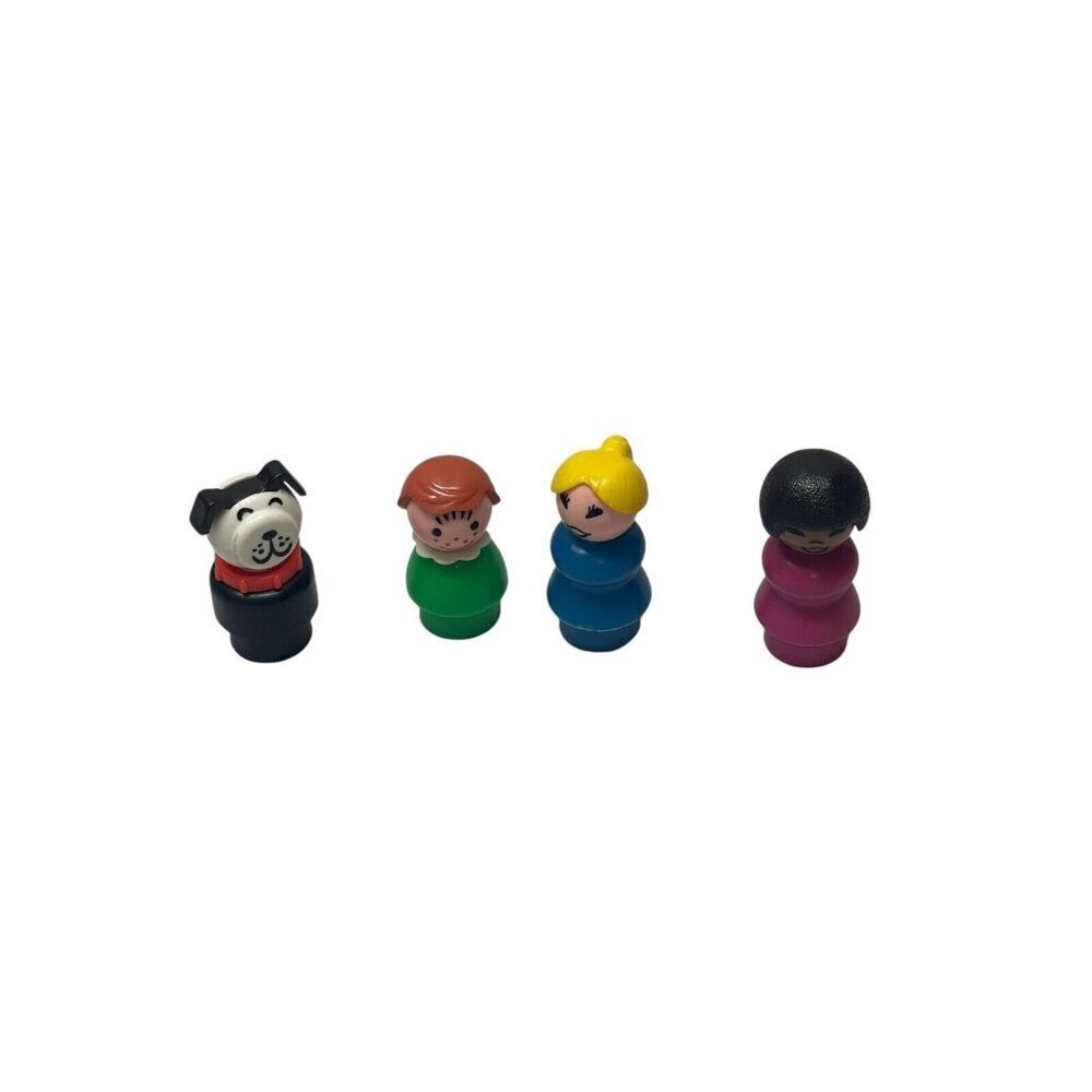 Fisher Price Sesame Street Little People Susan Dog And Others Figure Lot Vintage